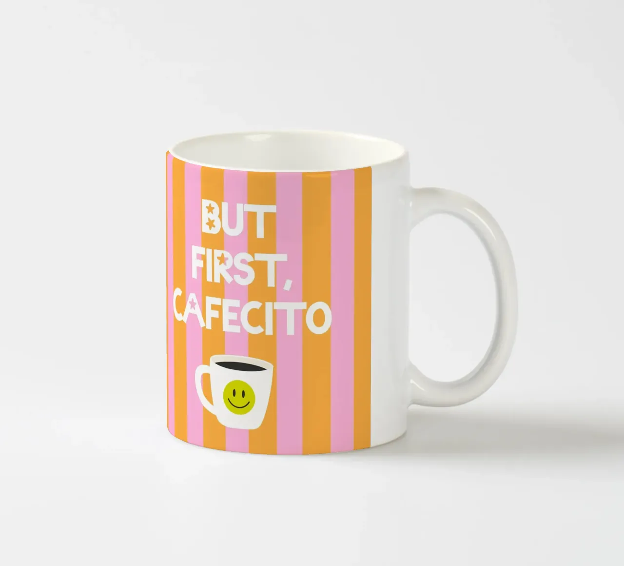 But first, Cafecito tazza in ceramica da Roseberry Design