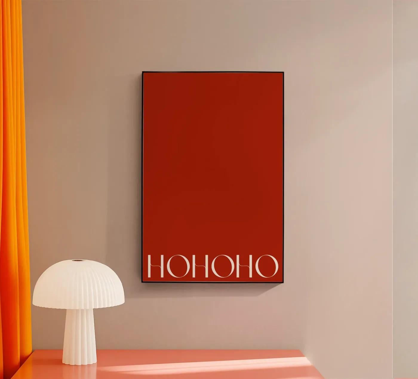 Ho Ho Ho (red) plexiglass da treechild