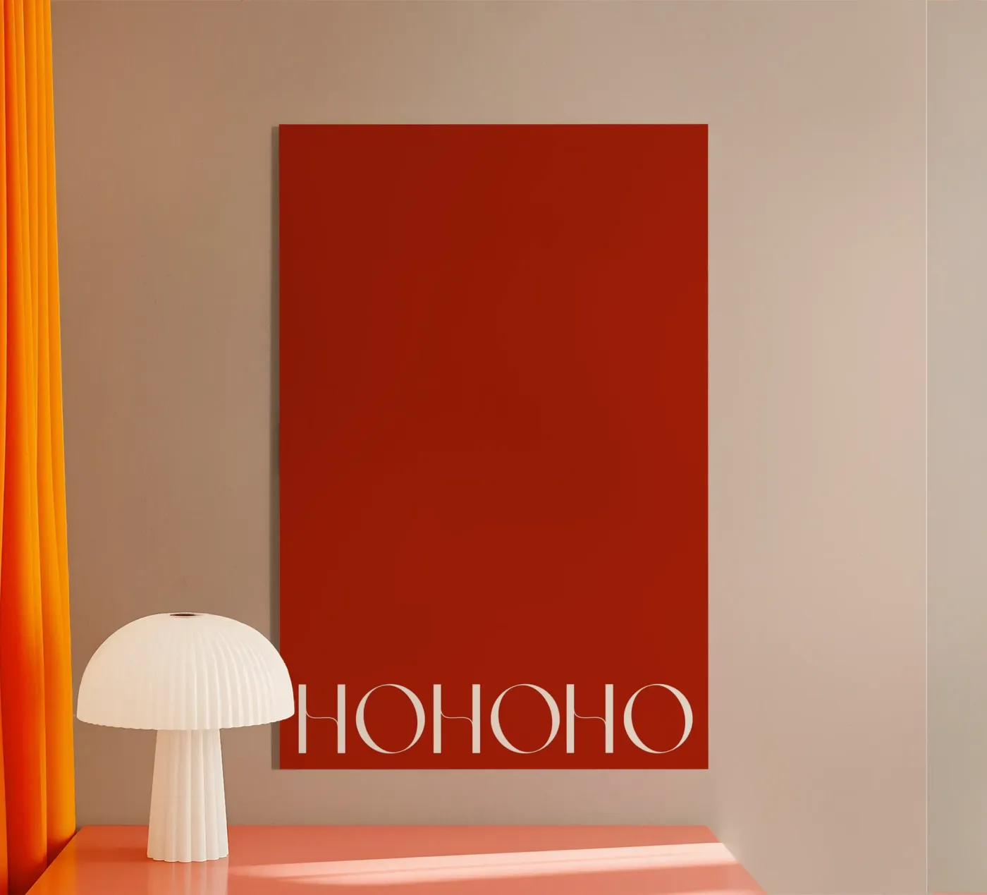 Ho Ho Ho (red) plexiglass da treechild