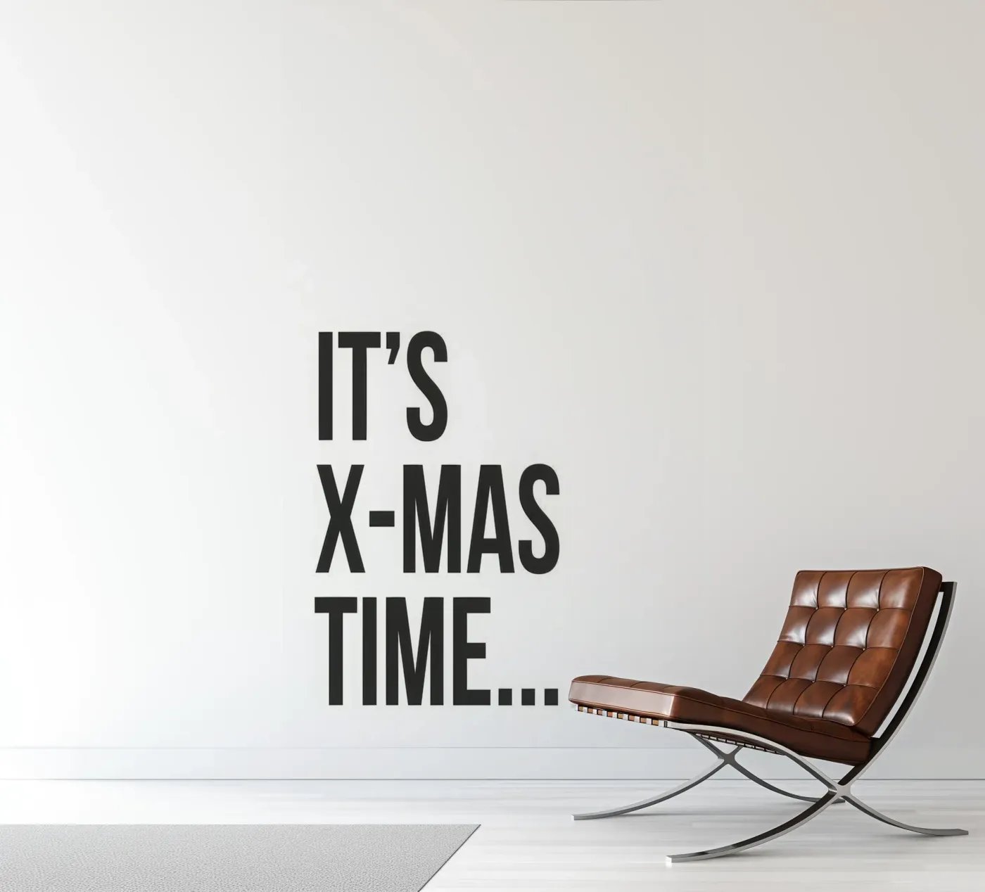 It's X-Mas Time fotobehang van WORD & WONDER