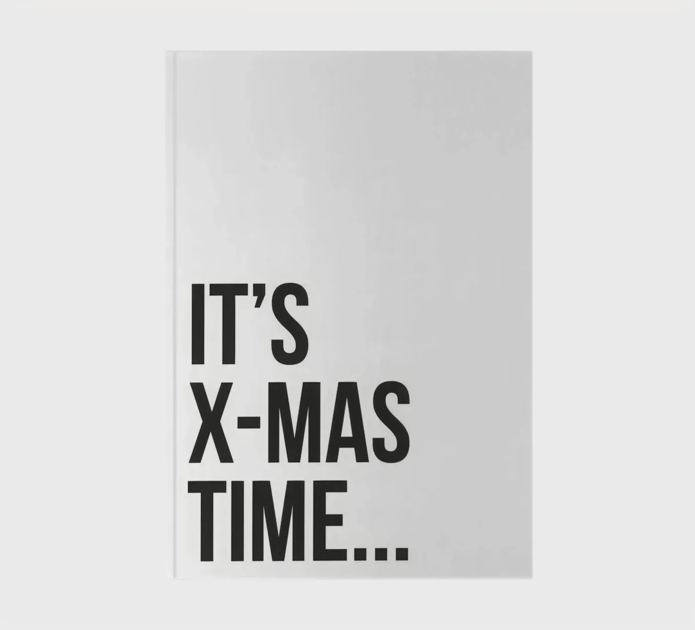 It's X-Mas Time notitieboek van WORD & WONDER