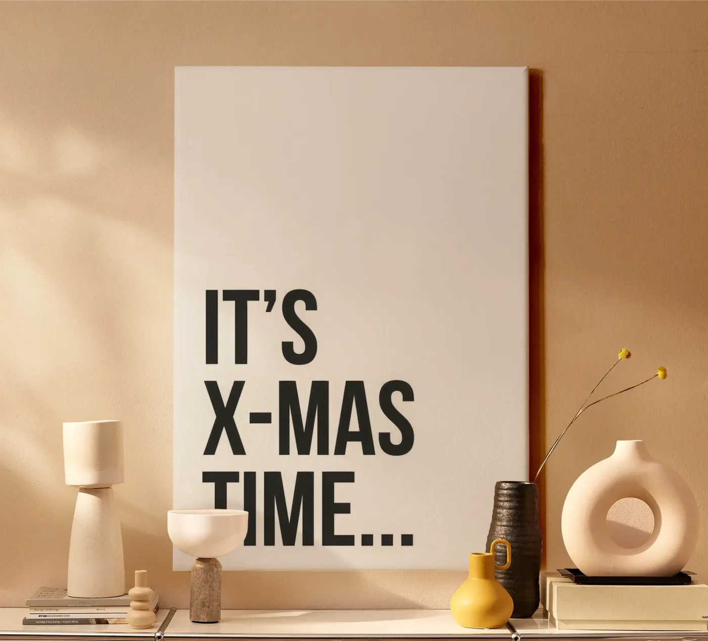 It's X-Mas Time canvas van WORD & WONDER