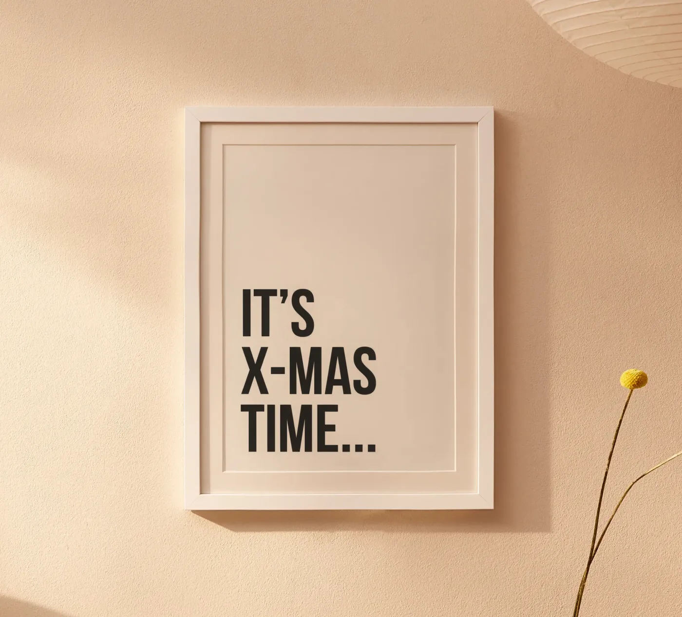 It's X-Mas Time poster da WORD & WONDER