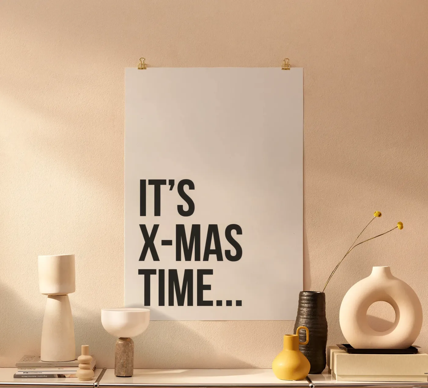 It's X-Mas Time poster da WORD & WONDER