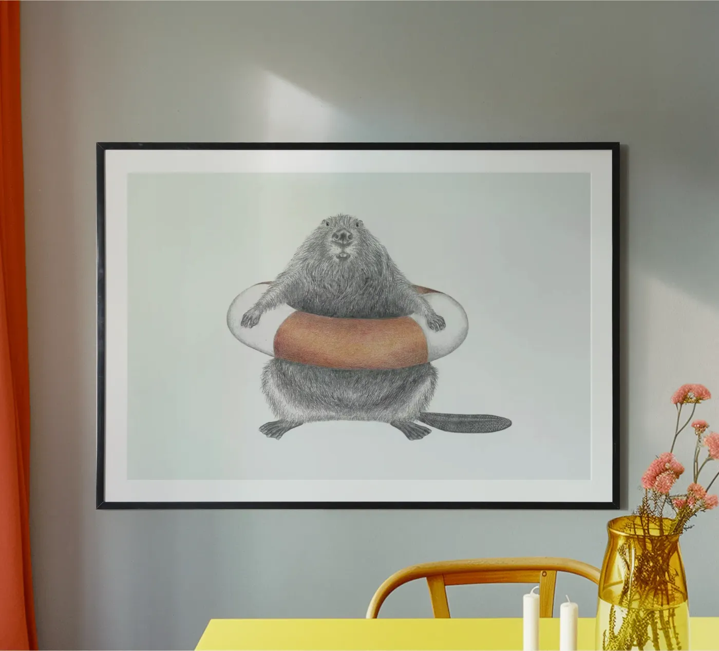 Ford Buckminster Beaver poster da Le Canot Rouge