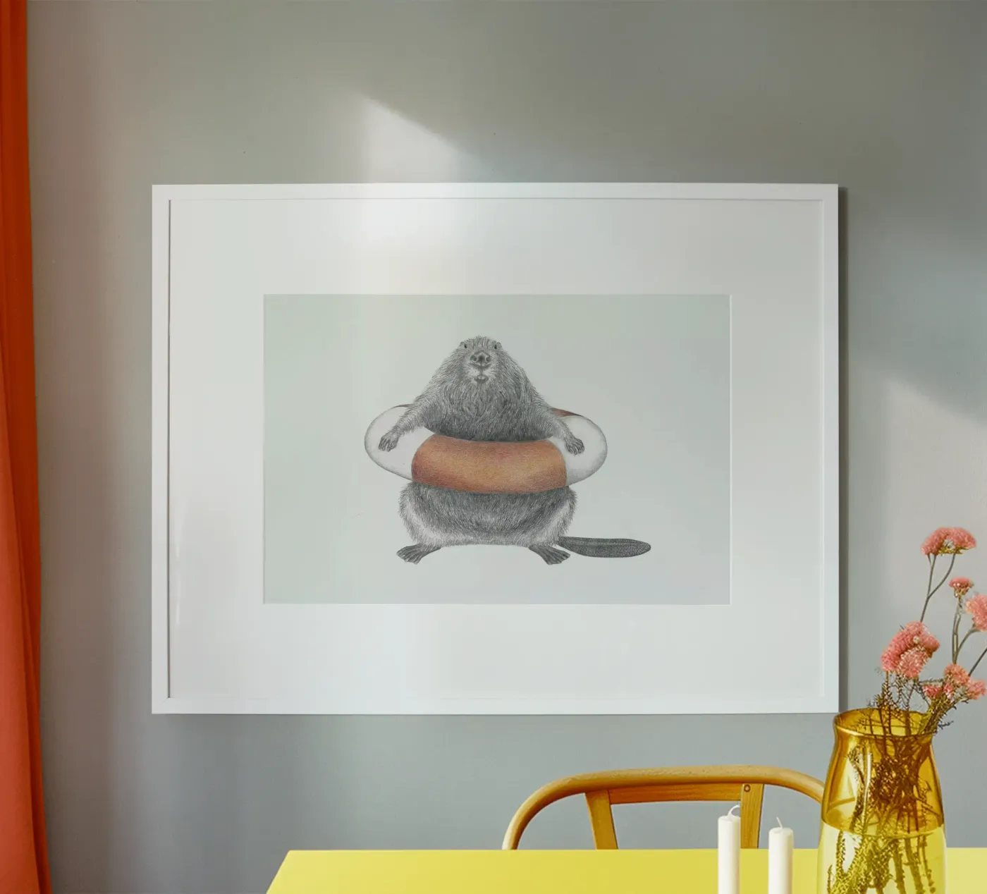 Ford Buckminster Beaver poster da Le Canot Rouge