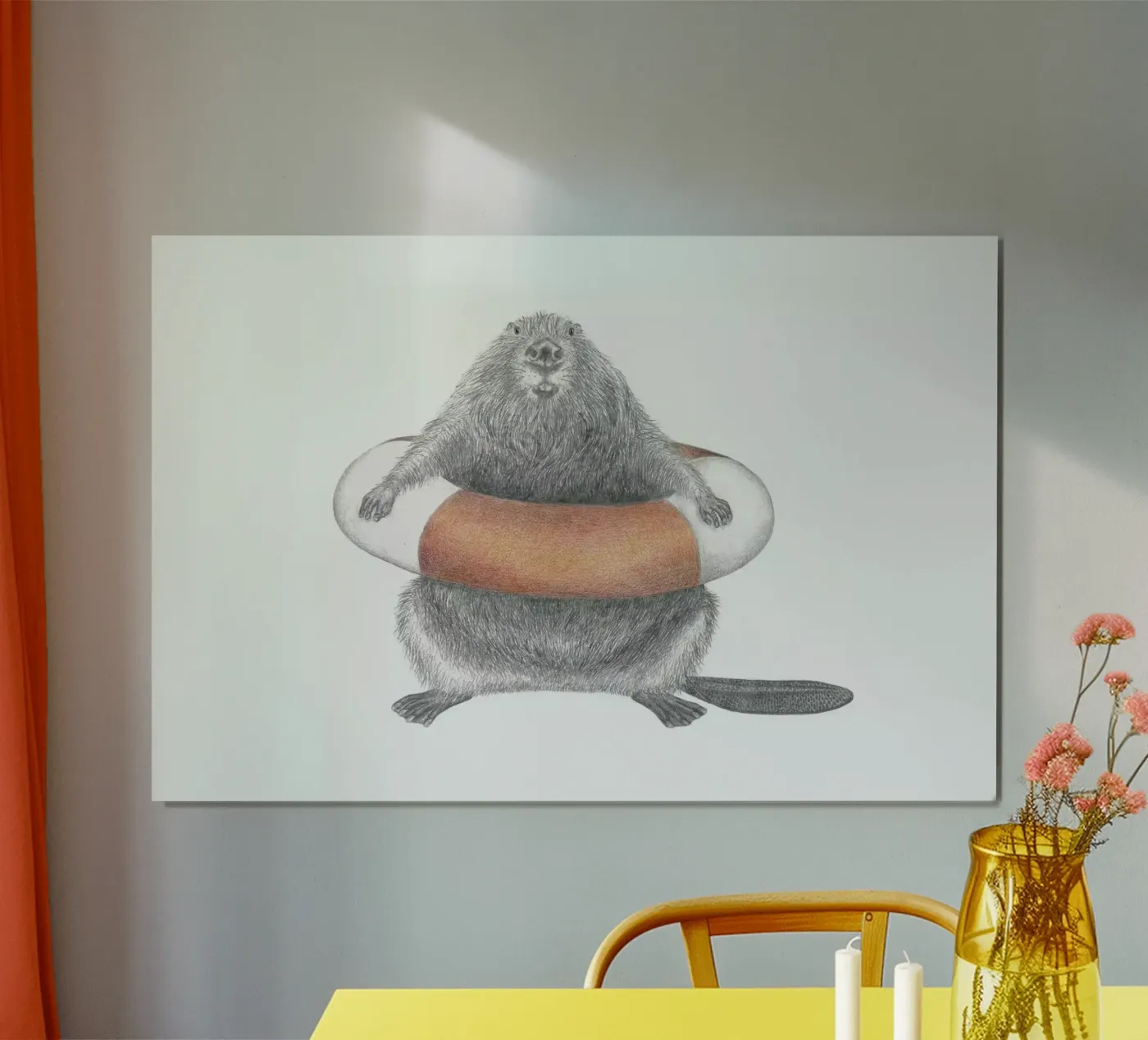 Ford Buckminster Beaver poster da Le Canot Rouge