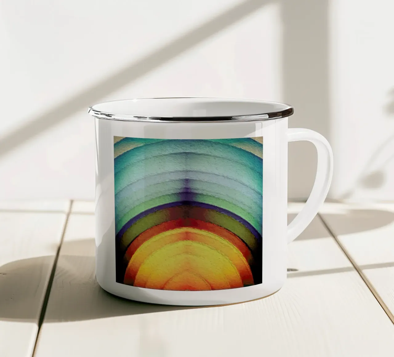 Earth tazza in smalto da In Full Color