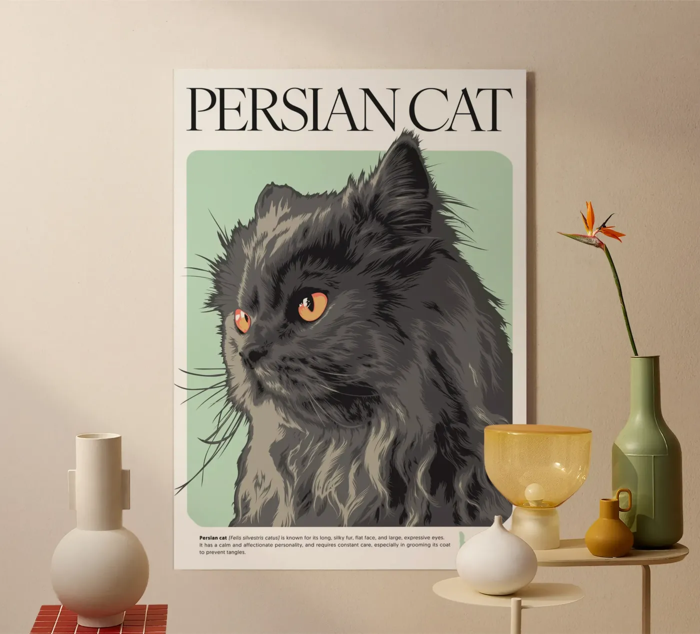 GATTO PERSIANO plexiglass da Cranio Dsgn