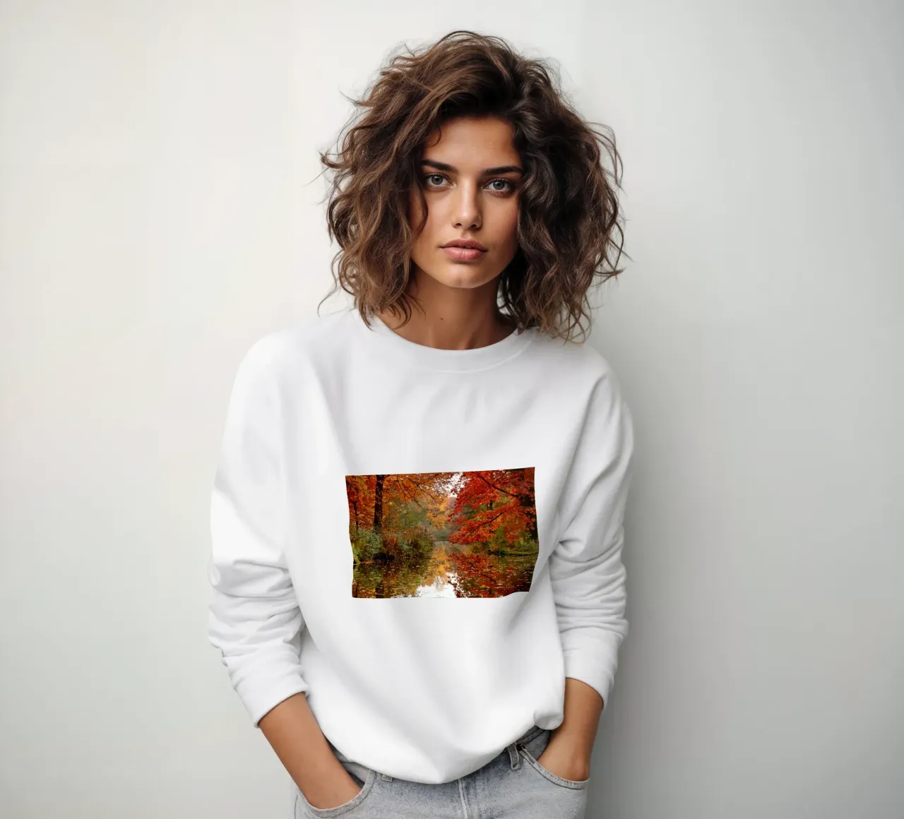 Autumn in the park sweatshirt by Atteloi