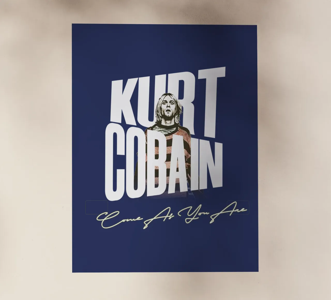 Kurt Cobain - Vieni come sei pellicola backlit da Gunawan Rb
