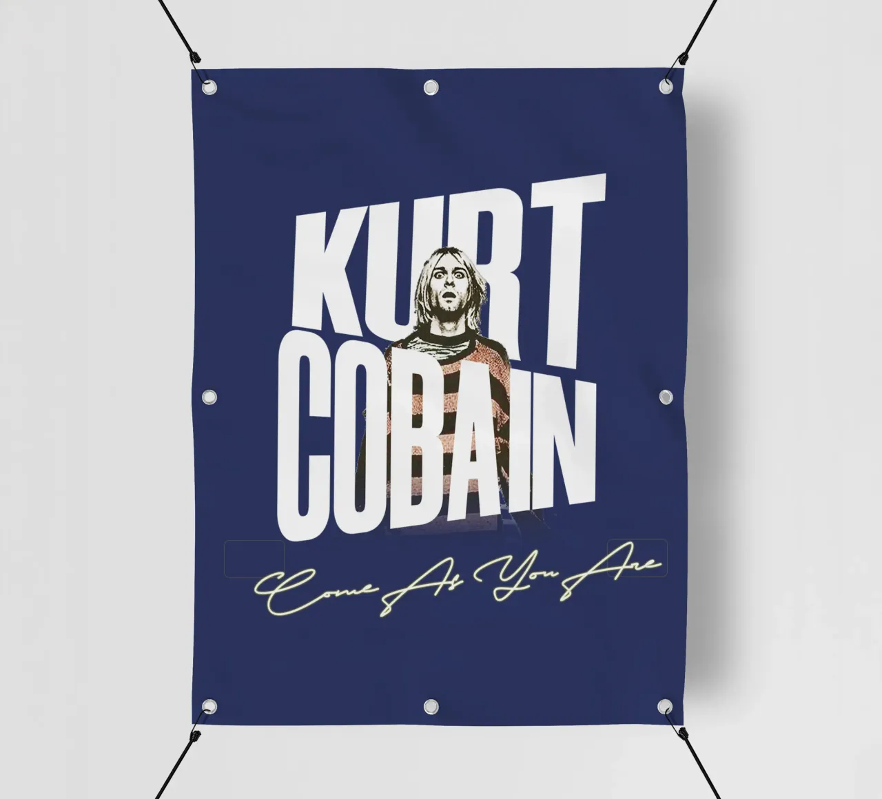 Kurt Cobain - Vieni come sei telo in pvc da Gunawan Rb