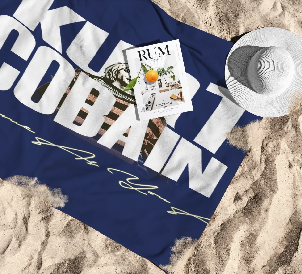 Kurt Cobain - Vieni come sei telo mare da Gunawan Rb
