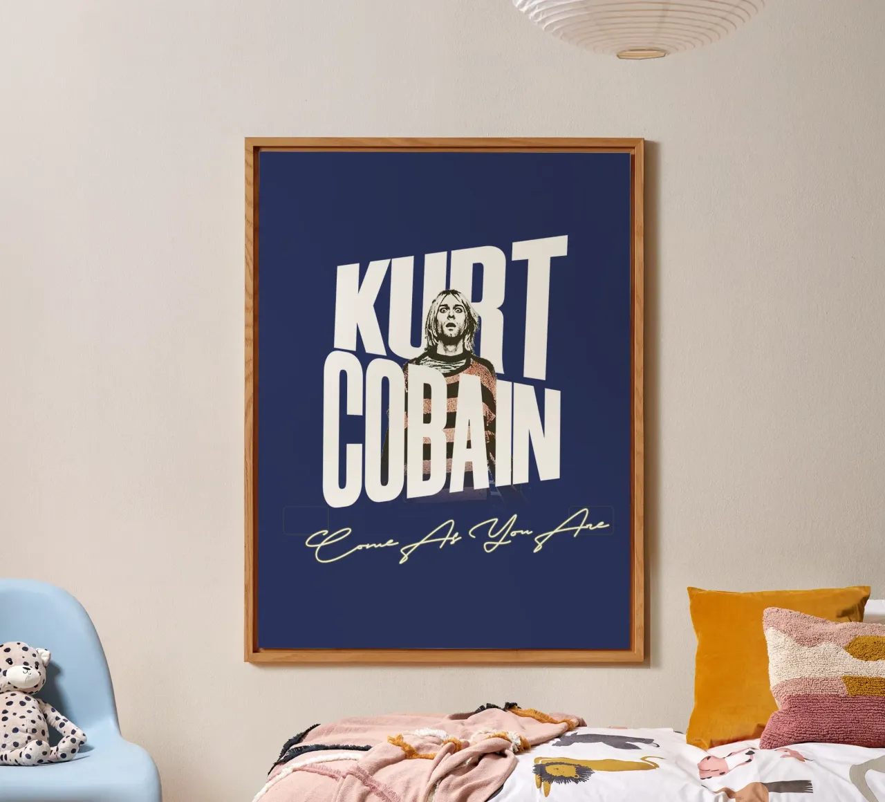 Kurt Cobain - Vieni come sei alluminio dibond da Gunawan Rb
