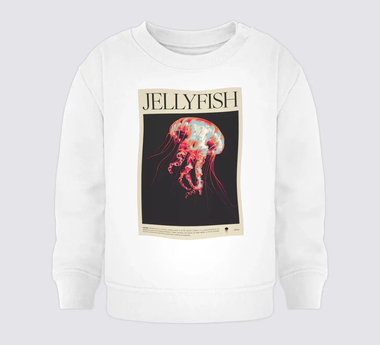 PESCE GELATO felpa neonato da Cranio Dsgn