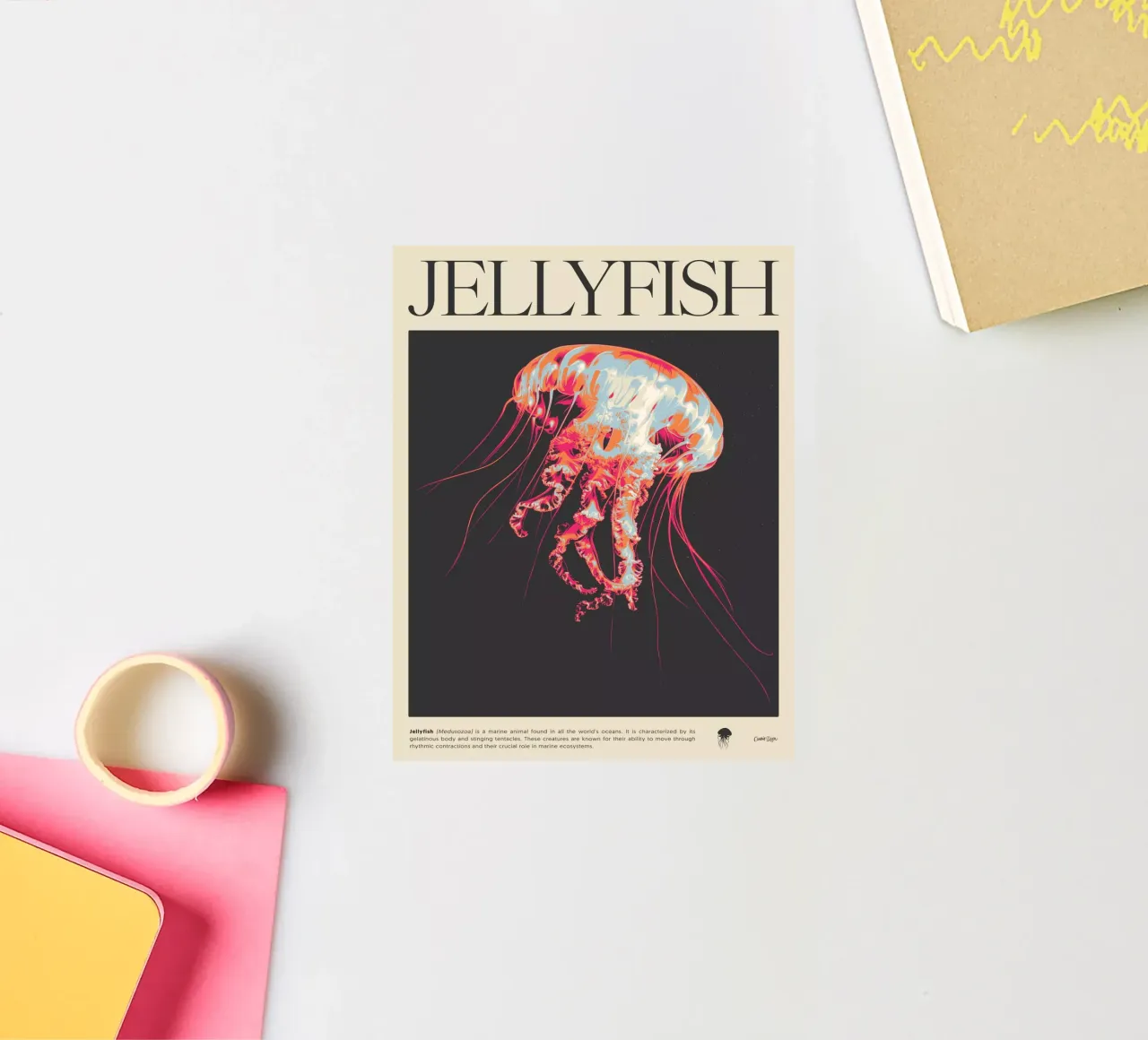 JELLYFISH sticker by Cranio Dsgn
