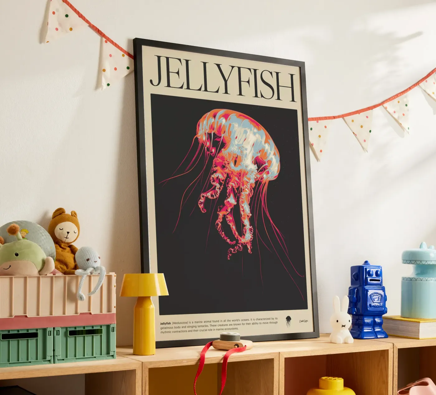 JELLYVIS poster van Cranio Dsgn