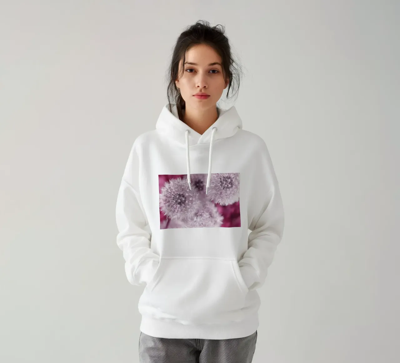 Pusteblumen felpa con cappuccio da Atteloi