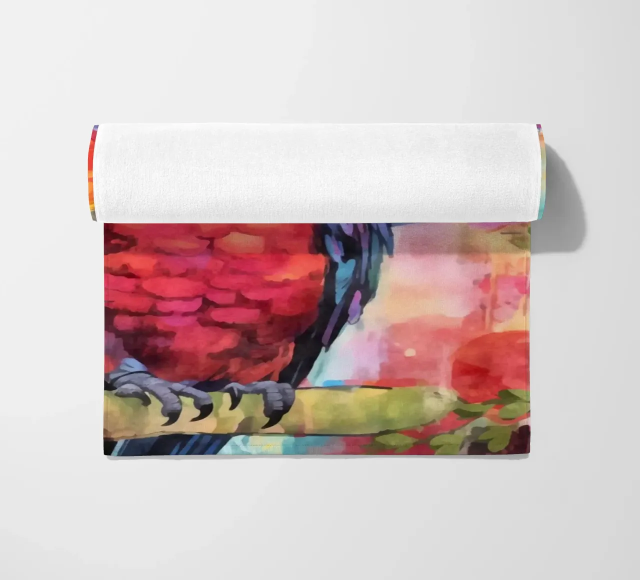 Pappagallo Giungla di fiori tropicali telo mare da Andrea Haase Modern Home
