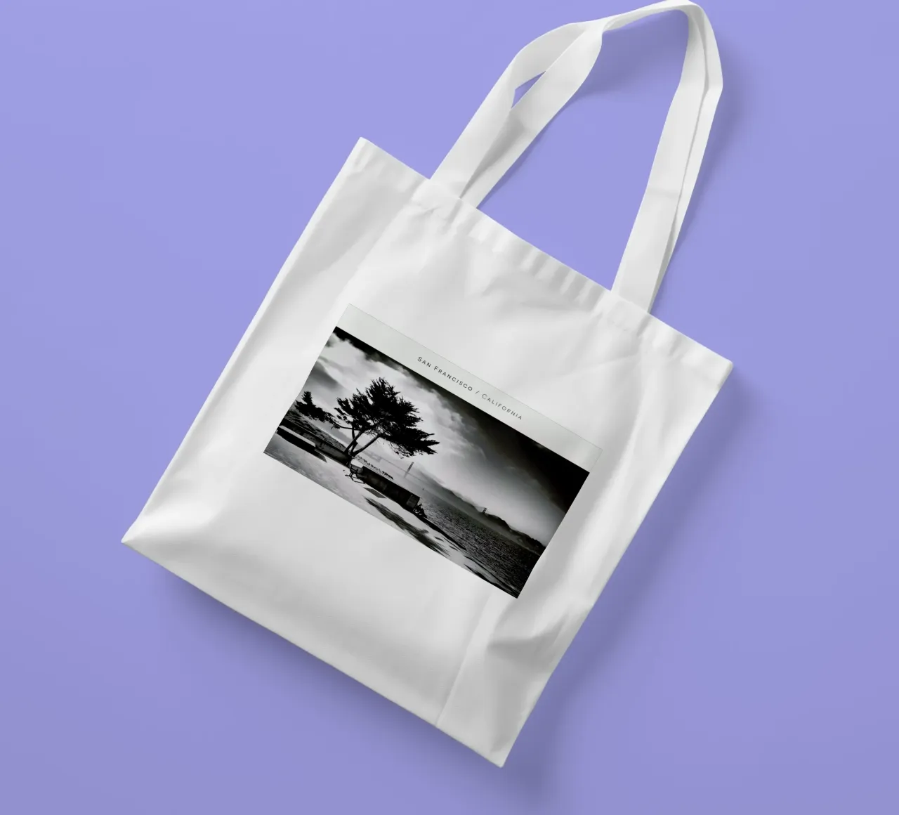 San Fransisco B&W tote bag by In Full Color