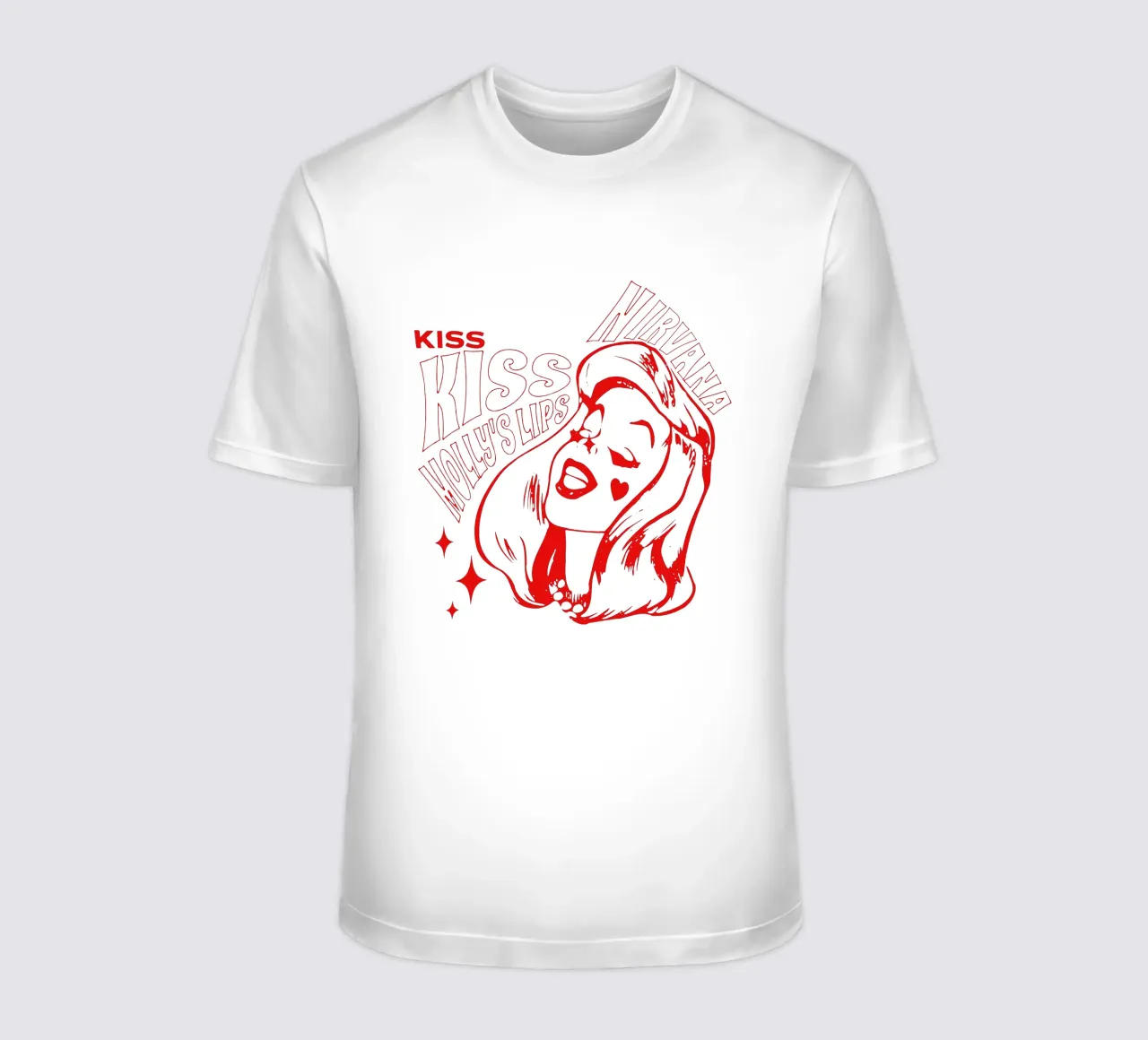 Bacio, bacio sulle labbra di Molly t-shirt da Gunawan Rb