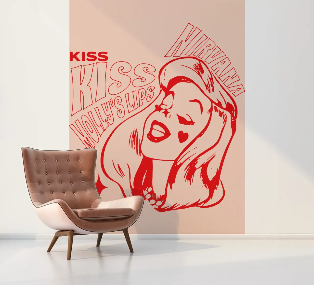 Küss, küss Mollys Lippen Fototapete von Gunawan Rb