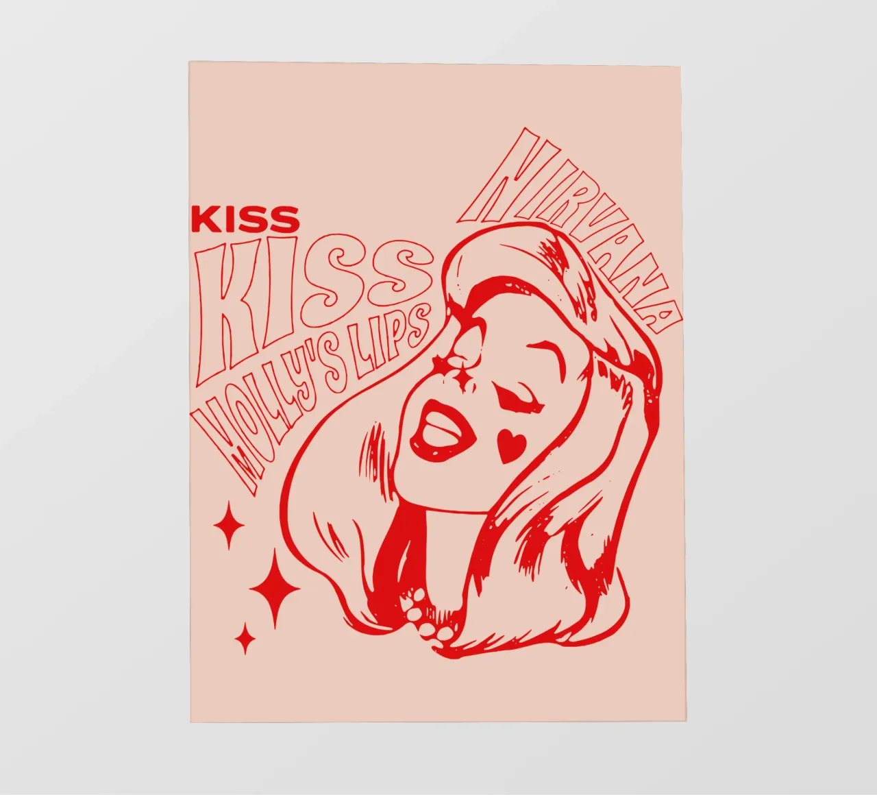 Küss, küss Mollys Lippen Fototapete von Gunawan Rb