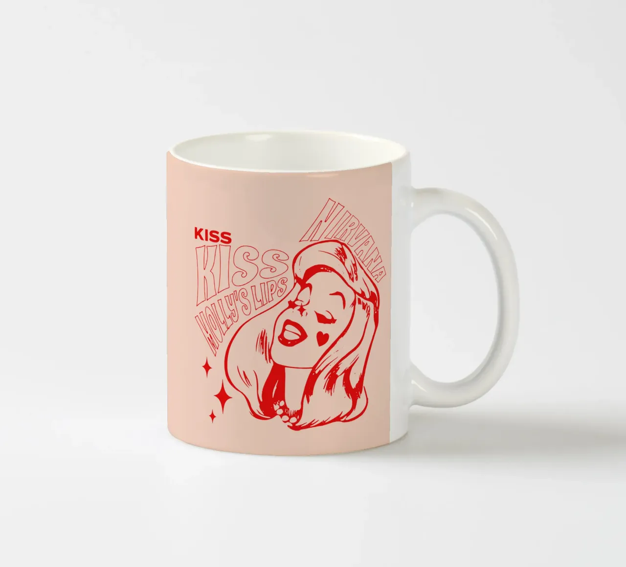 Bacio, bacio sulle labbra di Molly tazza in ceramica da Gunawan Rb