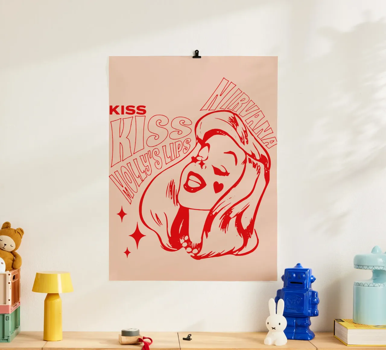Bacio, bacio sulle labbra di Molly carta hahnemühle da Gunawan Rb