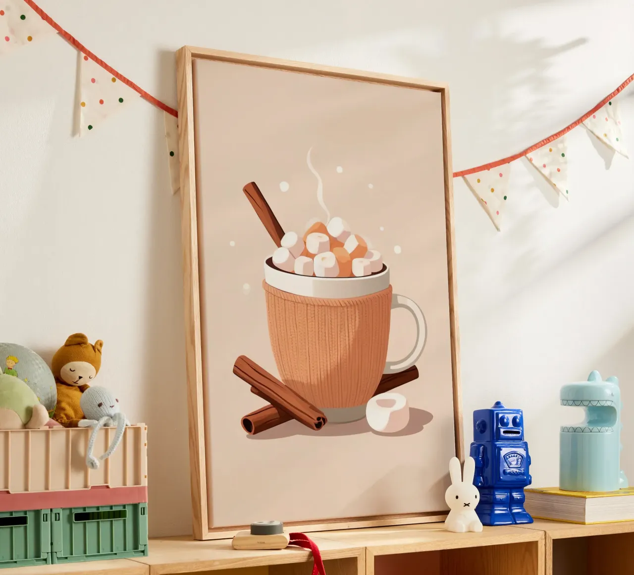 Cinnamon Warmth canvas by Maison Solis