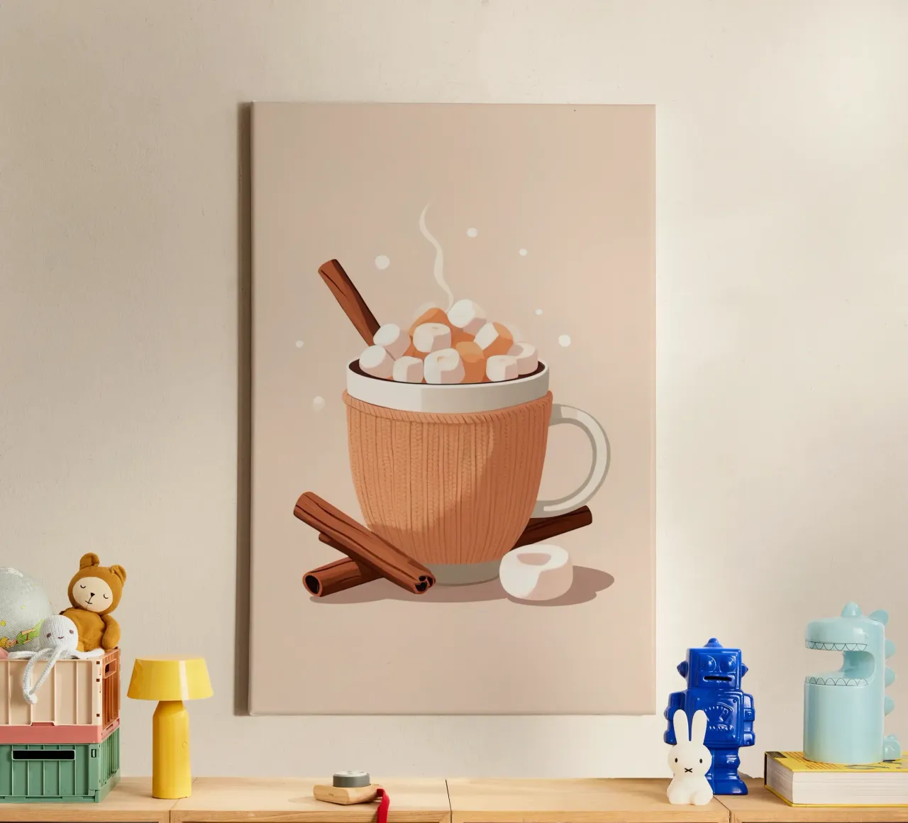 Cinnamon Warmth canvas by Maison Solis