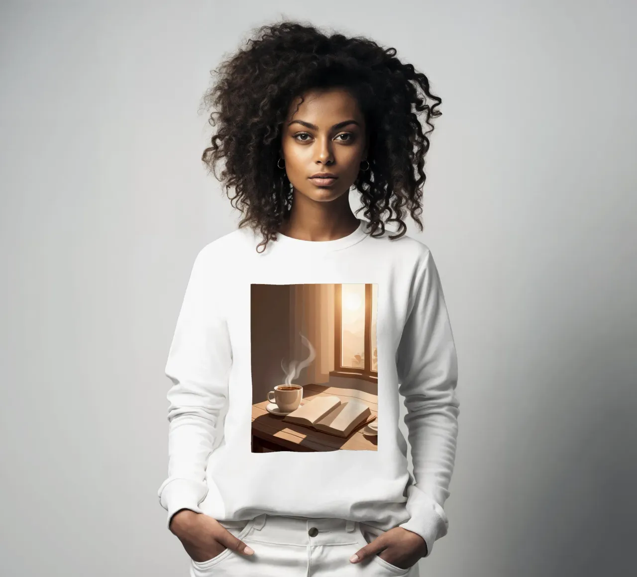 Caffè e capitoli felpa da Maison Solis