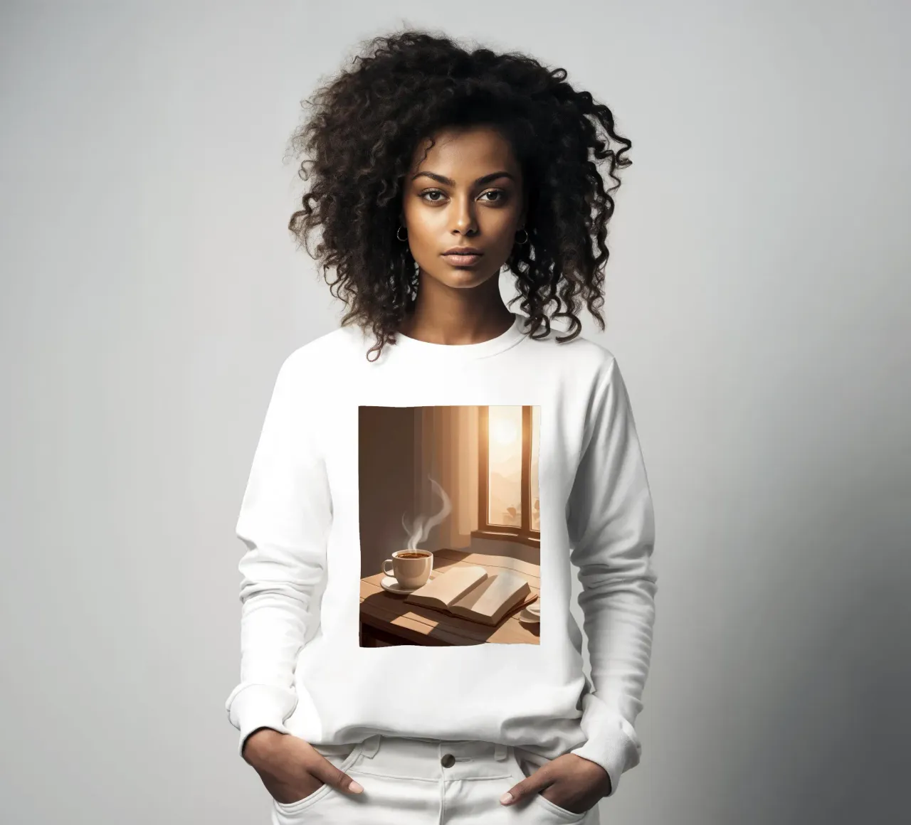 Caffè e capitoli felpa da Maison Solis