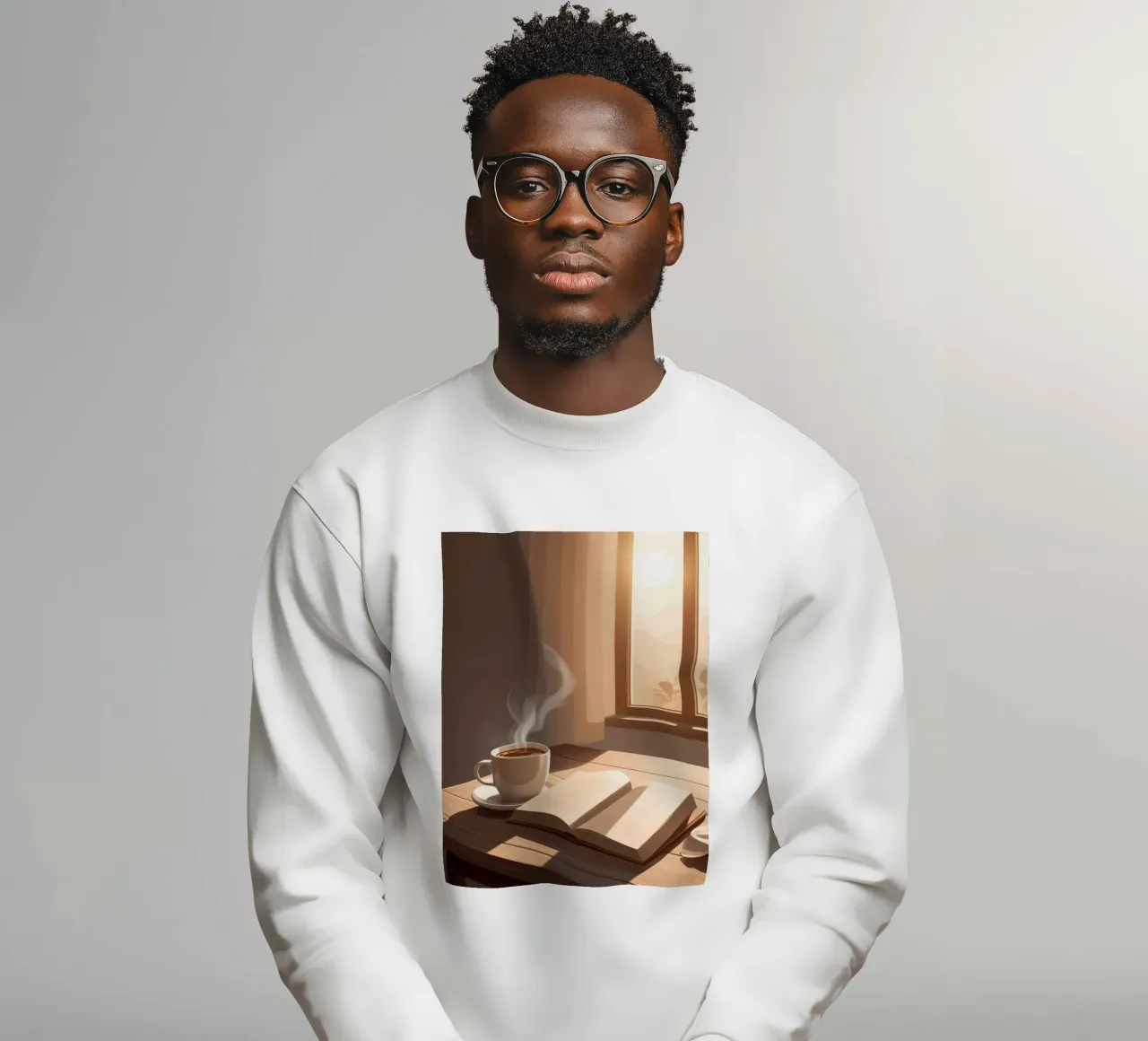 Caffè e capitoli felpa da Maison Solis