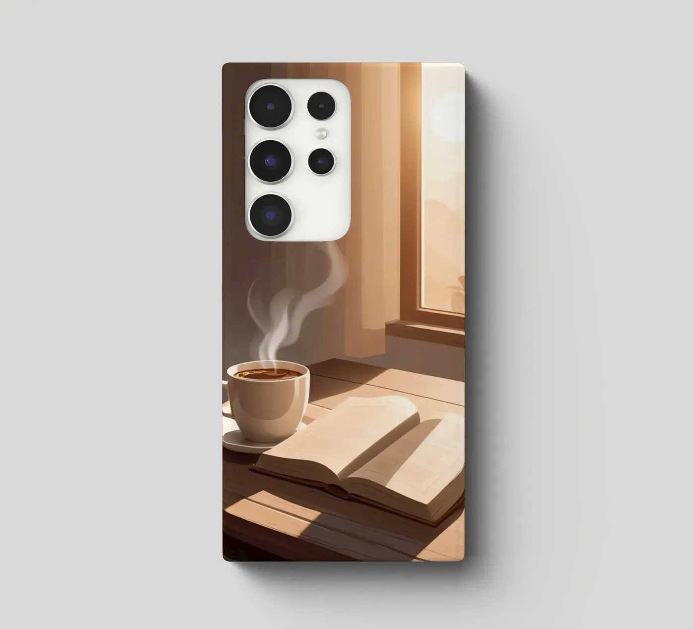 Coffee and Chapters samsung phone case by Maison Solis