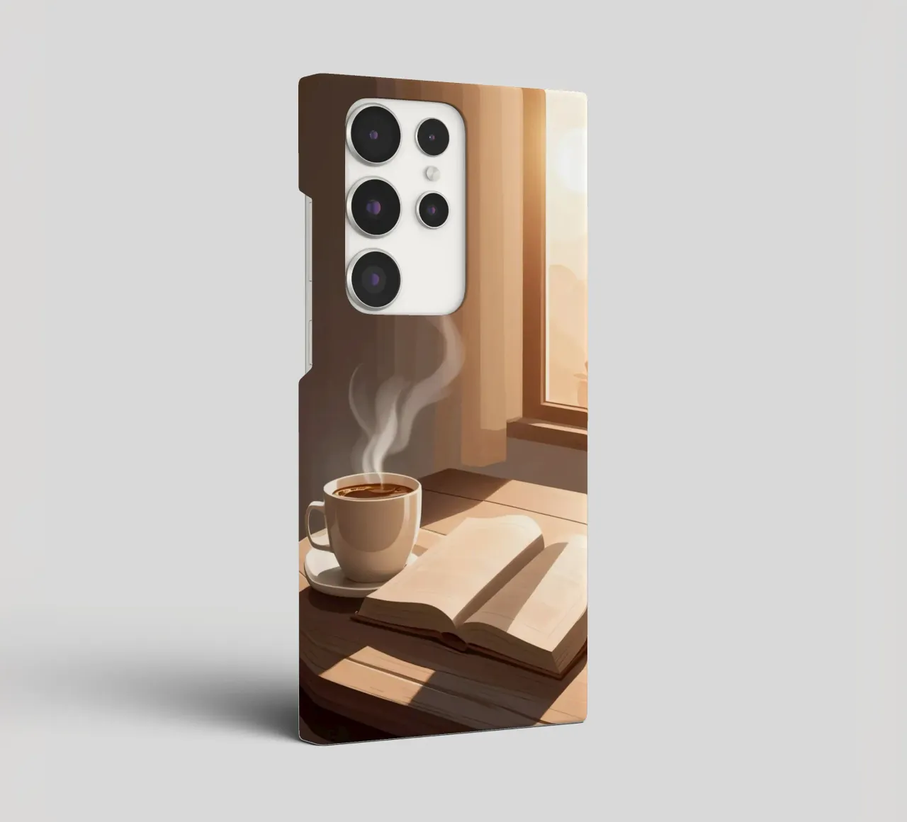 Caffè e capitoli cover samsung da Maison Solis