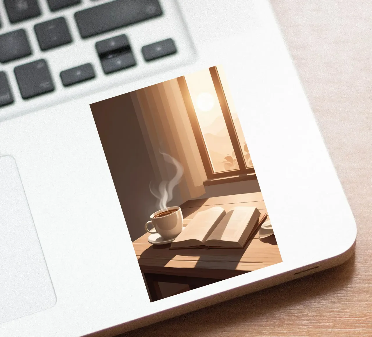 Caffè e capitoli adesivo da Maison Solis