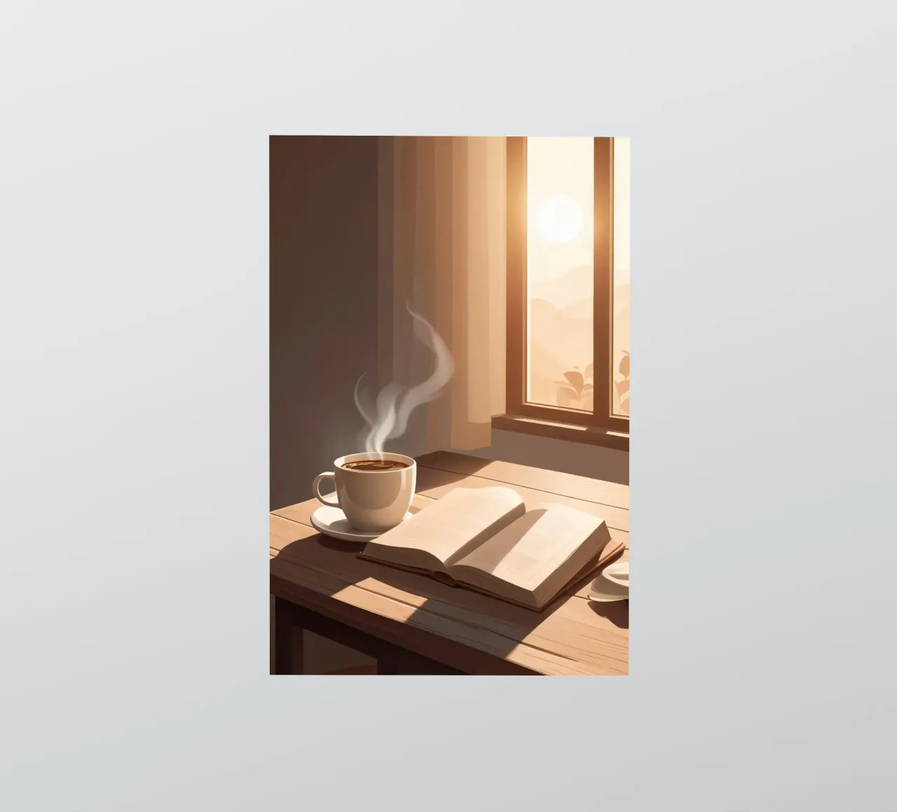 Caffè e capitoli adesivo da Maison Solis