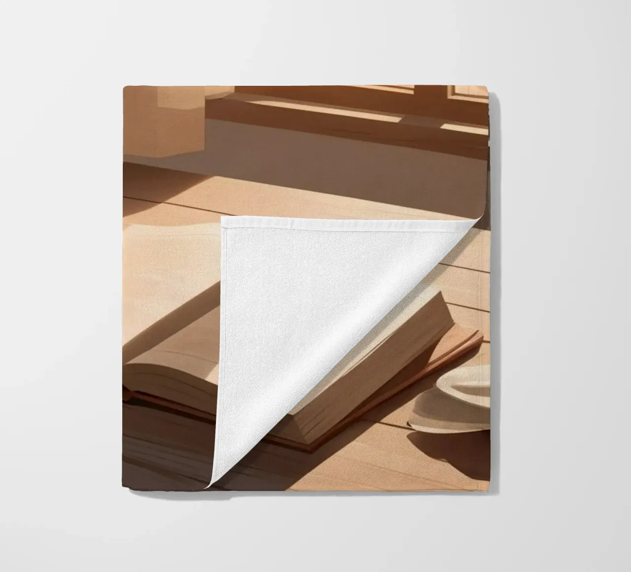 Caffè e capitoli telo mare da Maison Solis