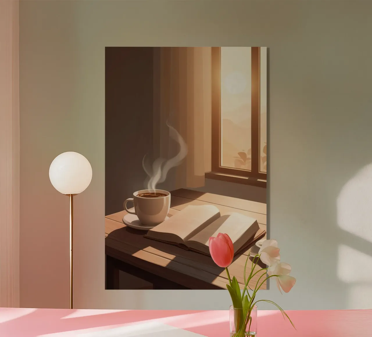 Kaffee und Kapitel Acryl-Glas von Maison Solis