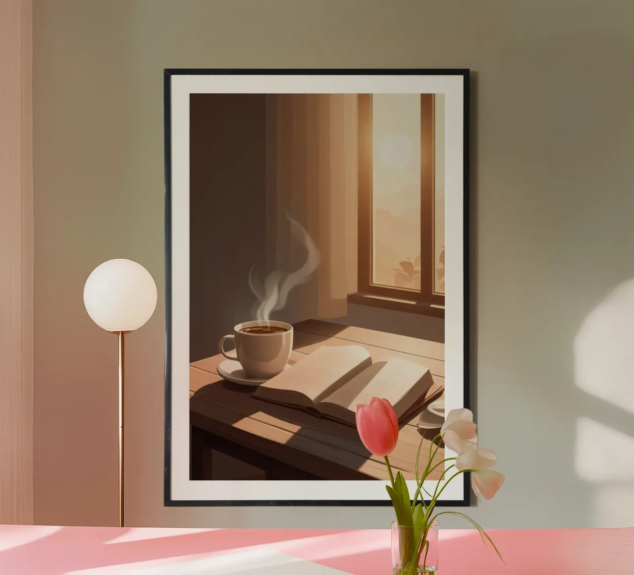 Caffè e capitoli poster da Maison Solis