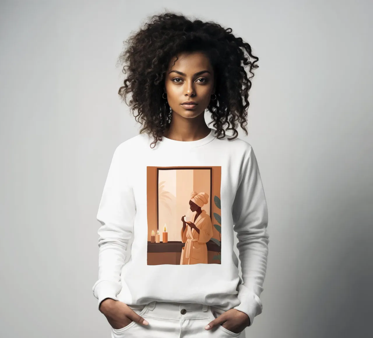 Moments of Serenity sweatshirt by Maison Solis