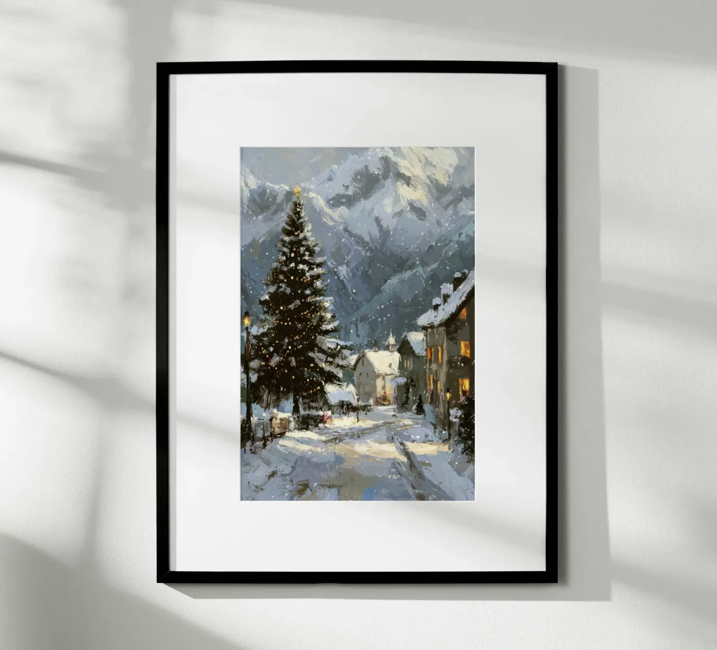 Alpine Noel poster da treechild