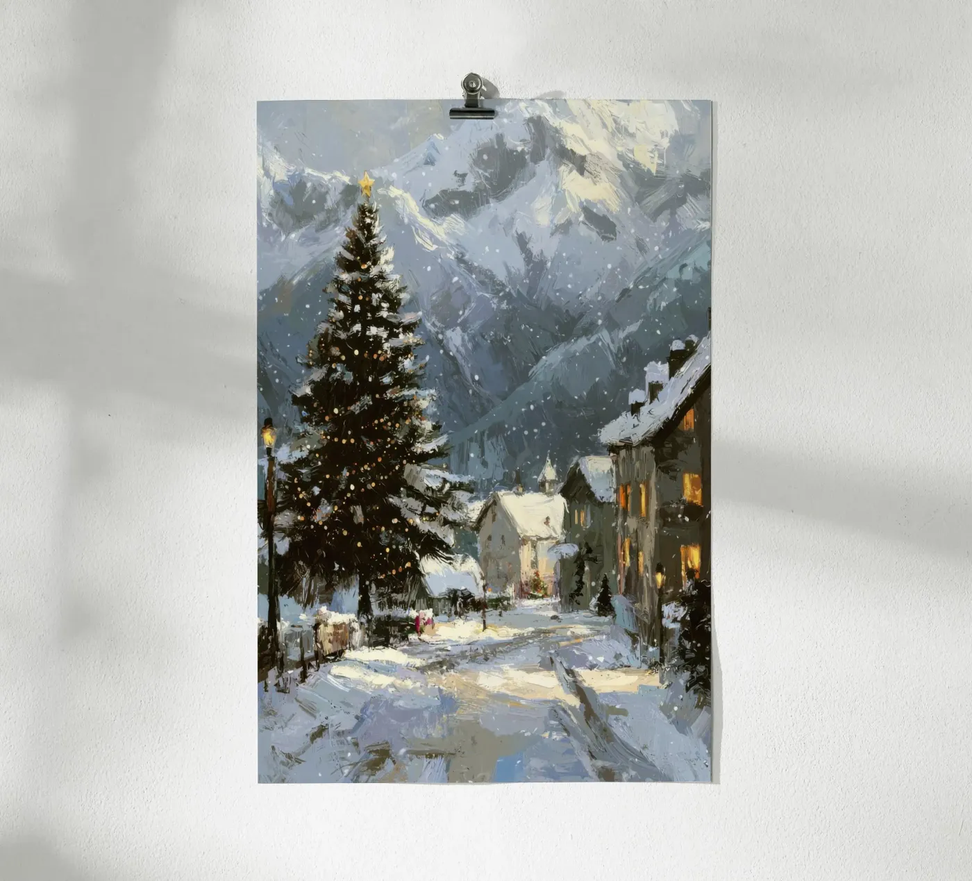 Alpine Noel poster da treechild