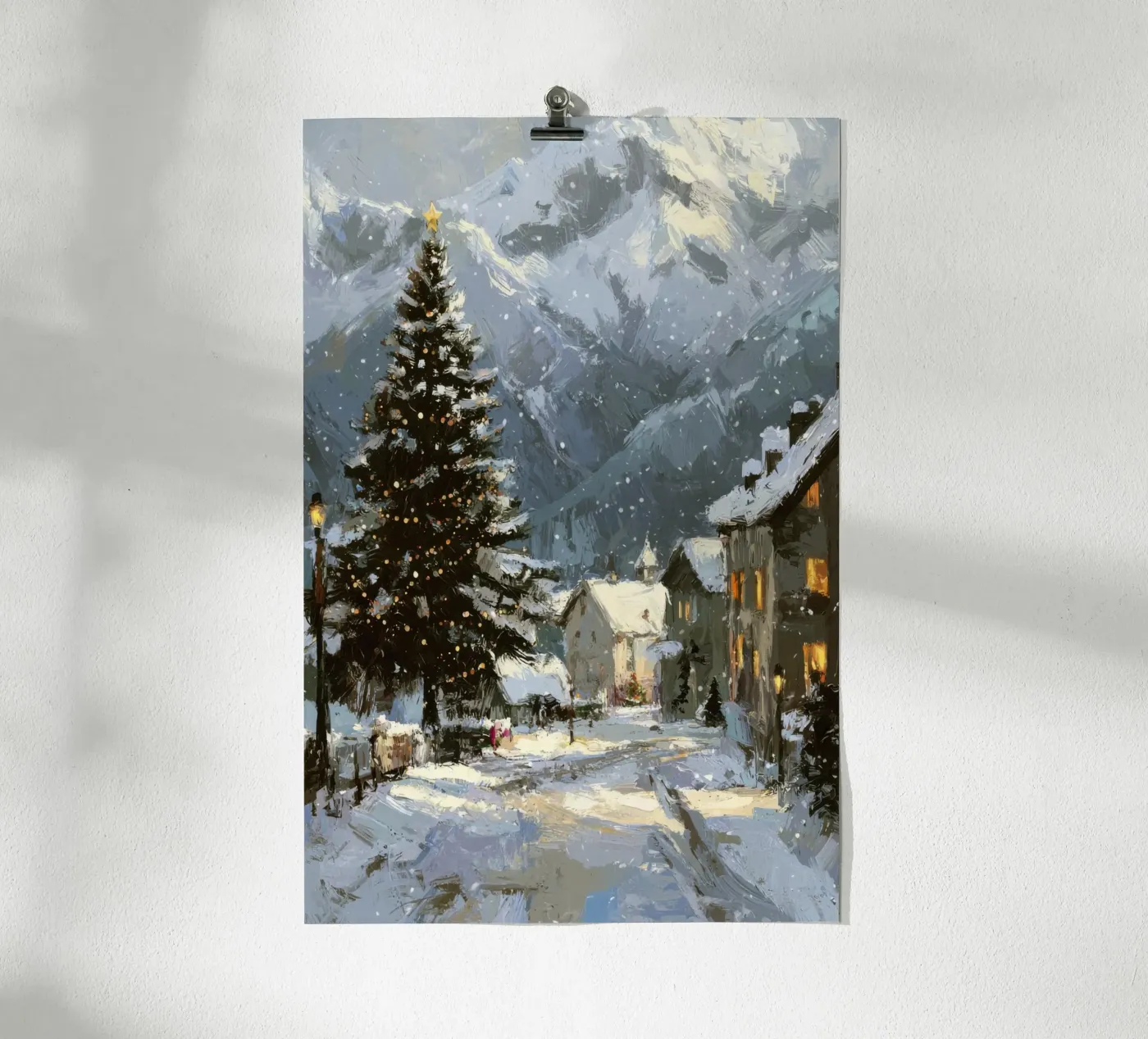 Alpine Noel poster da treechild
