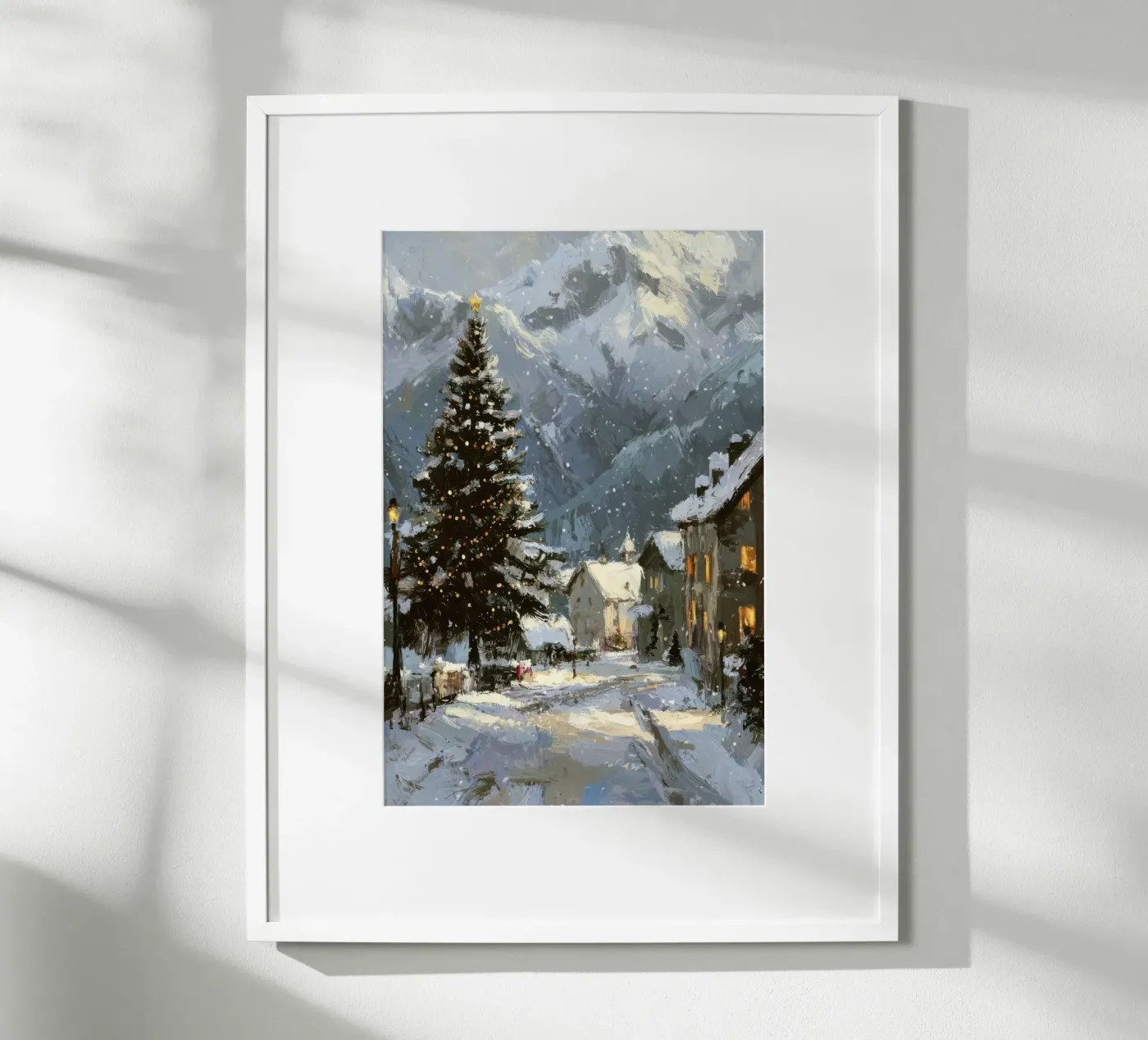 Alpine Noel poster da treechild