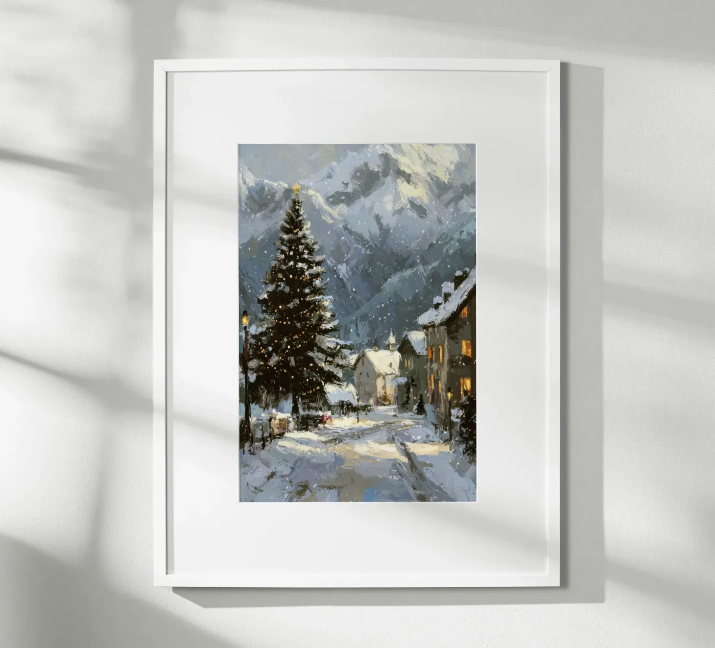 Alpine Noel poster da treechild