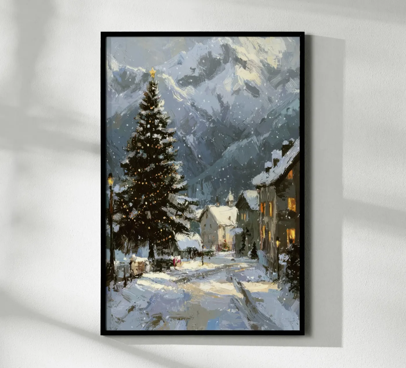 Alpine Noel poster da treechild