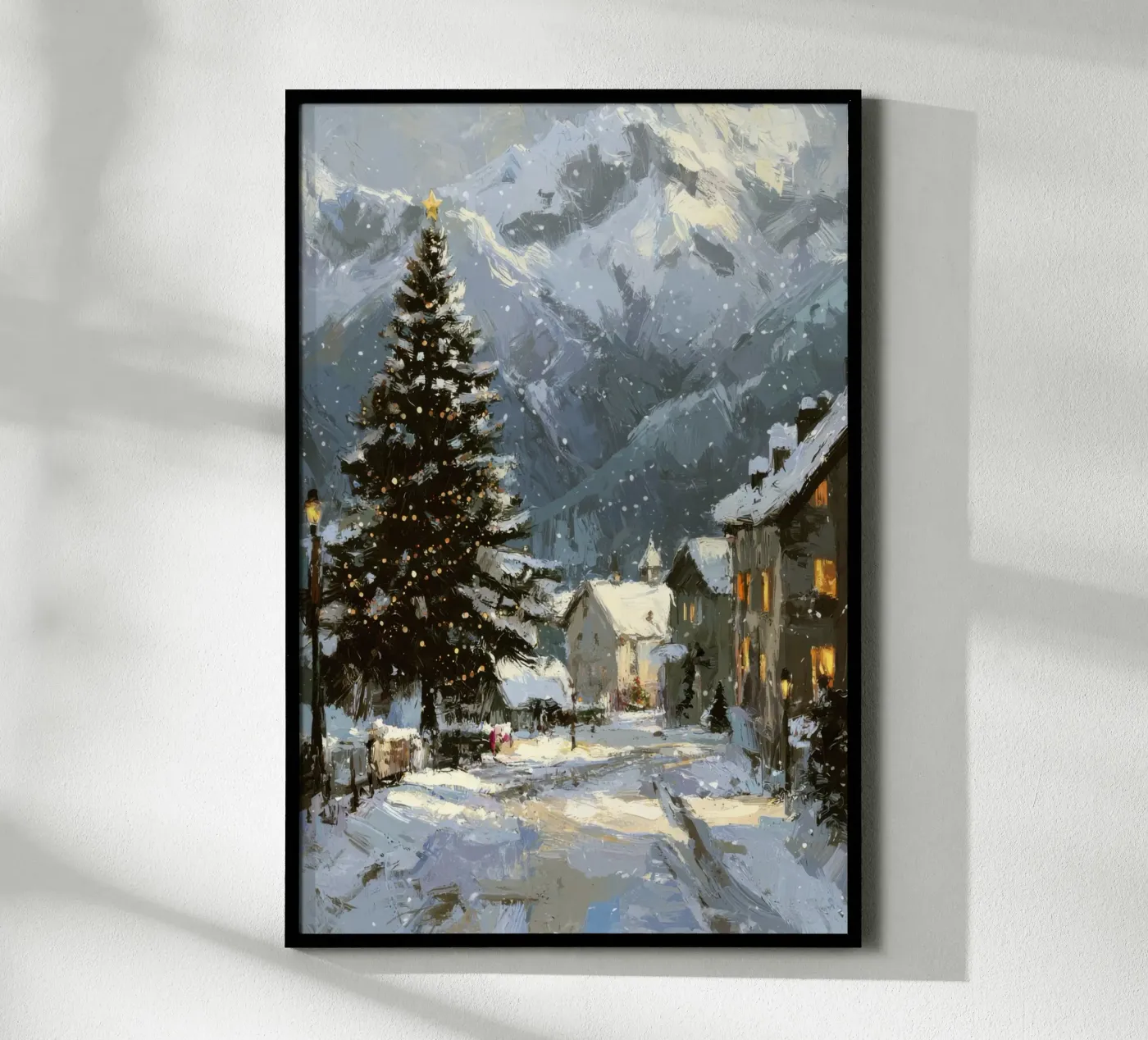 Alpine Noel poster da treechild