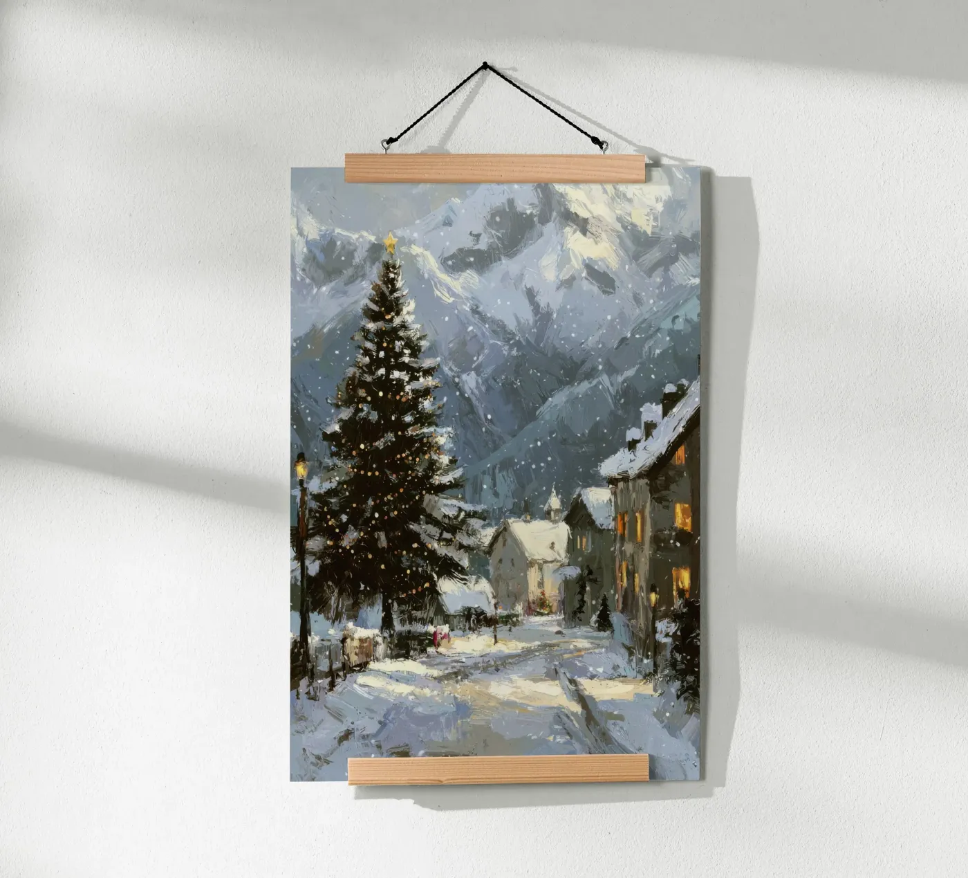 Alpine Noel poster da treechild